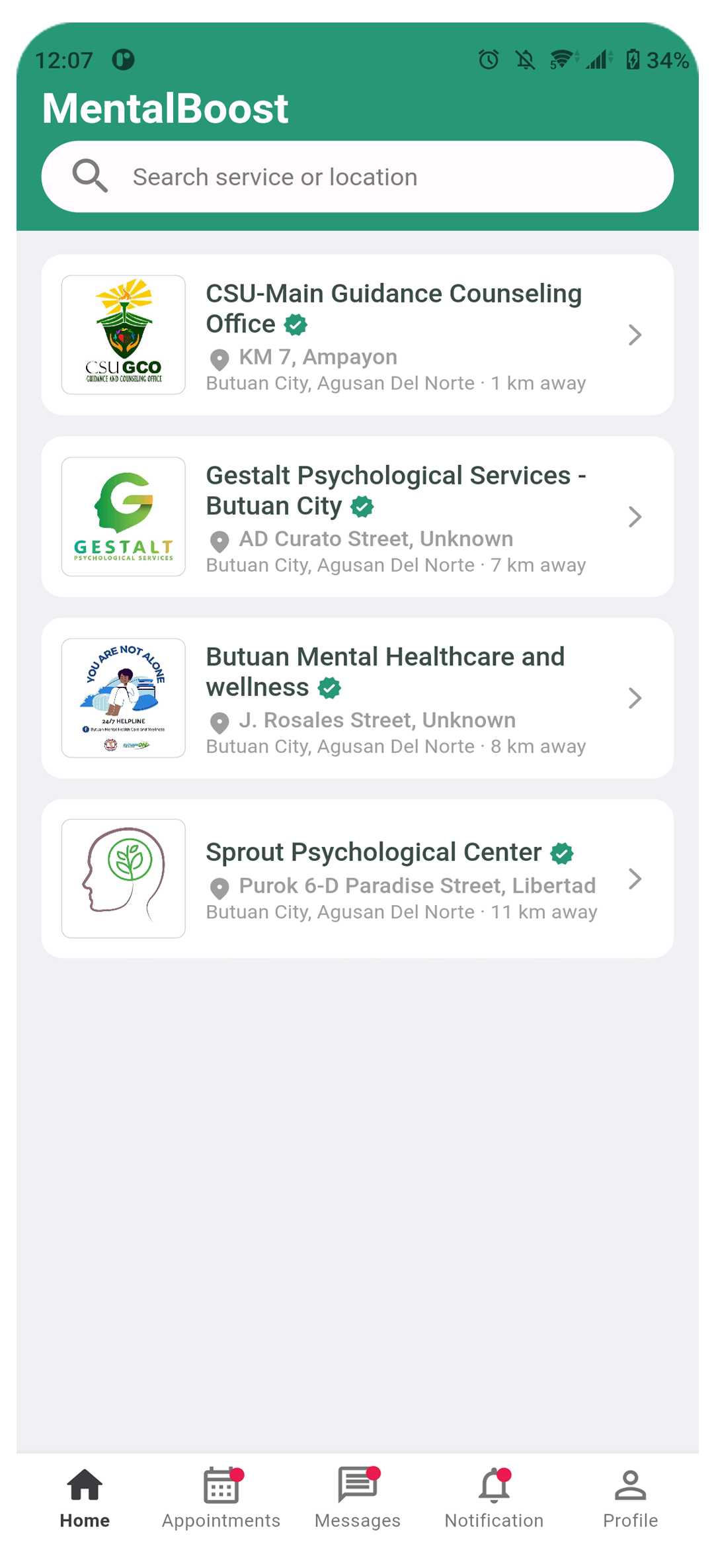 Search Service Provider